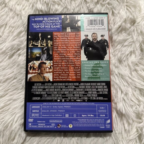 Revolver DVD tested working action rated R Mind Blowing - Picture 2 of 4